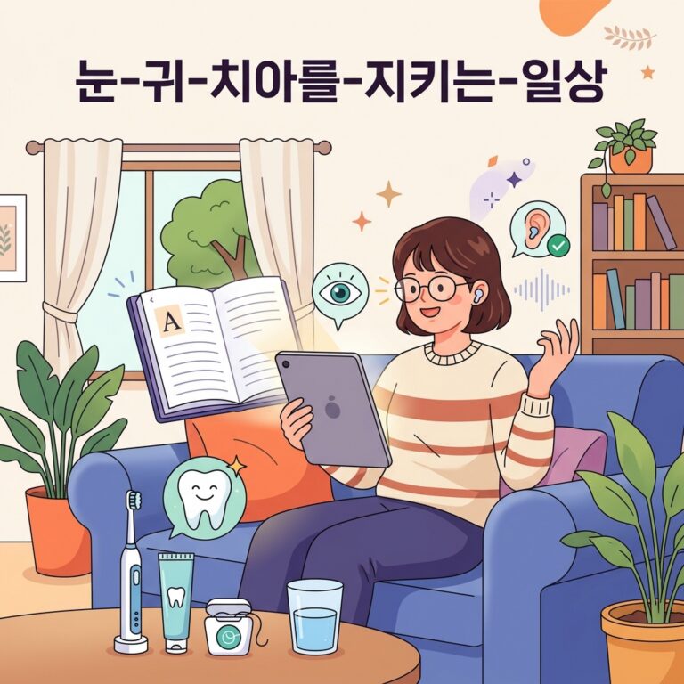 눈-귀-치아를-지키는-일상