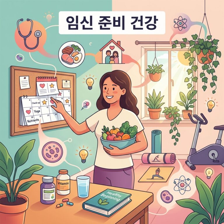 임신 준비 건강