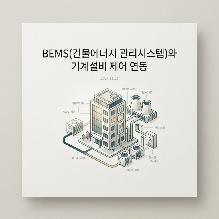 BEMS(건물에너지 관리시스템)와 기계설비 제어 연동