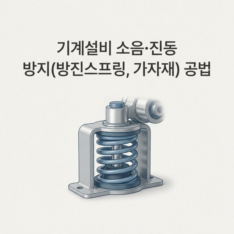 기계설비 소음·진동 방지(방진스프링, 가자재) 공법