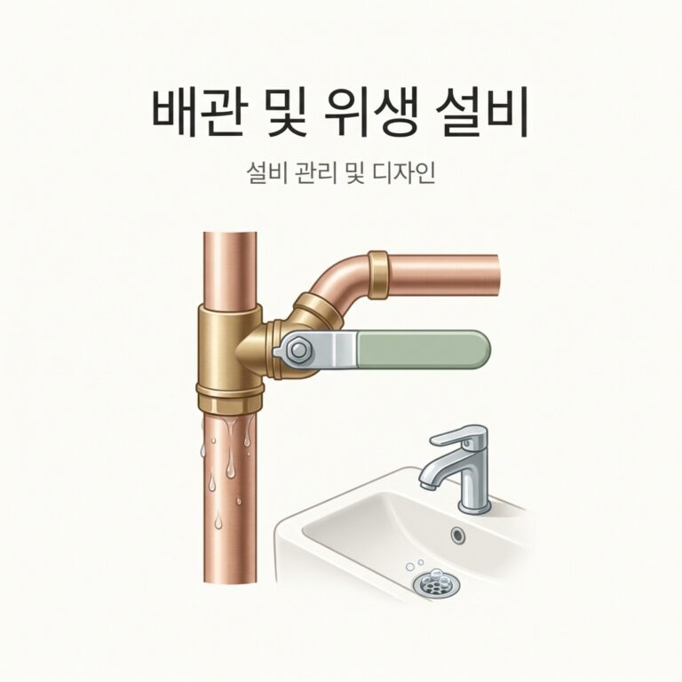 배관 및 위생 설비