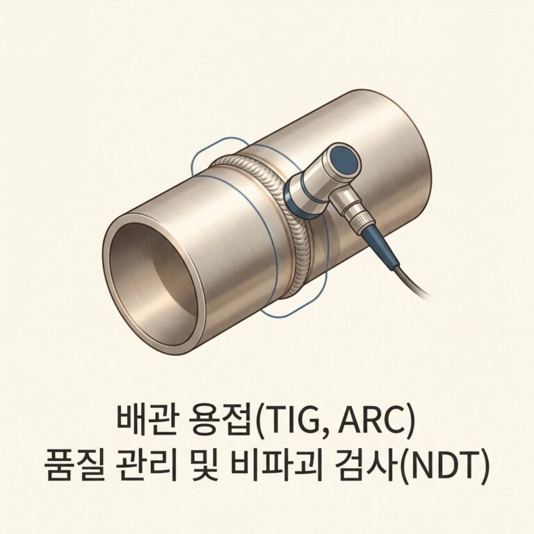 배관 용접(TIG, ARC) 품질 관리 및 비파괴 검사(NDT)