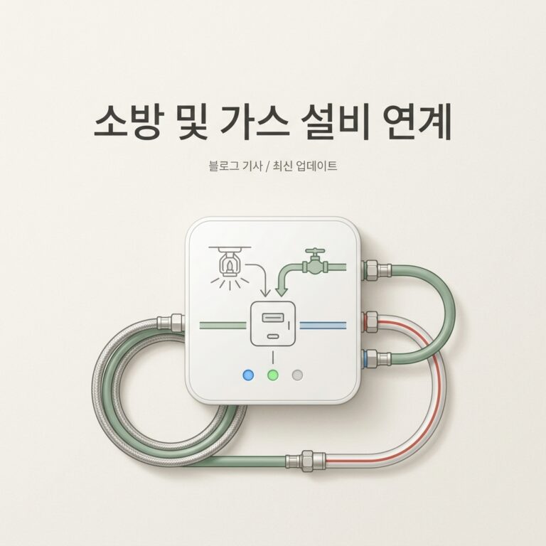 소방 및 가스 설비 연계