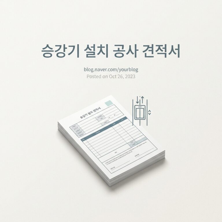 ai thumbnail minimal 승강기 설치 공사 견적서 1786928242