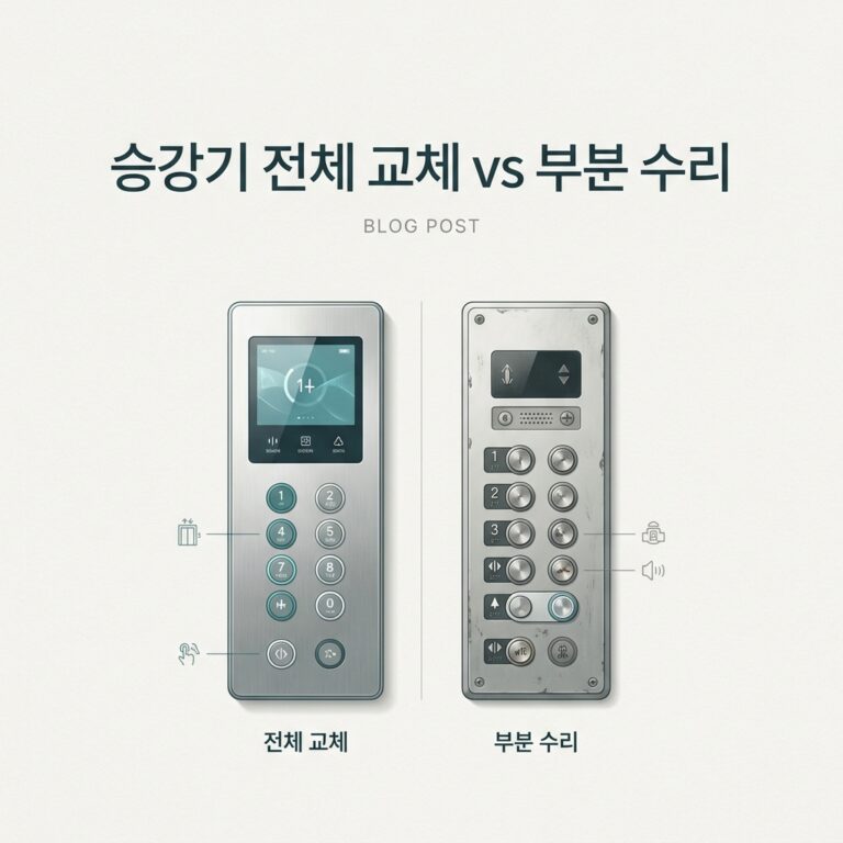 ai thumbnail minimal 승강기 전체 교체 vs 부분 수리 1786923007
