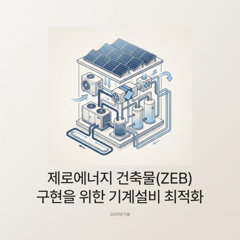 제로에너지 건축물(ZEB) 구현을 위한 기계설비 최적화