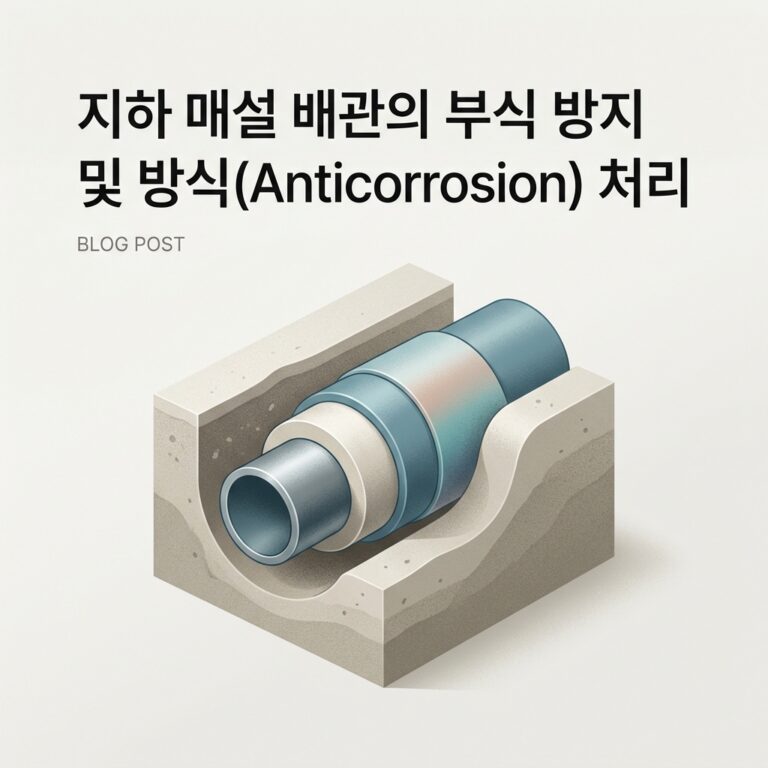 지하 매설 배관의 부식 방지 및 방식(Anticorrosion) 처리