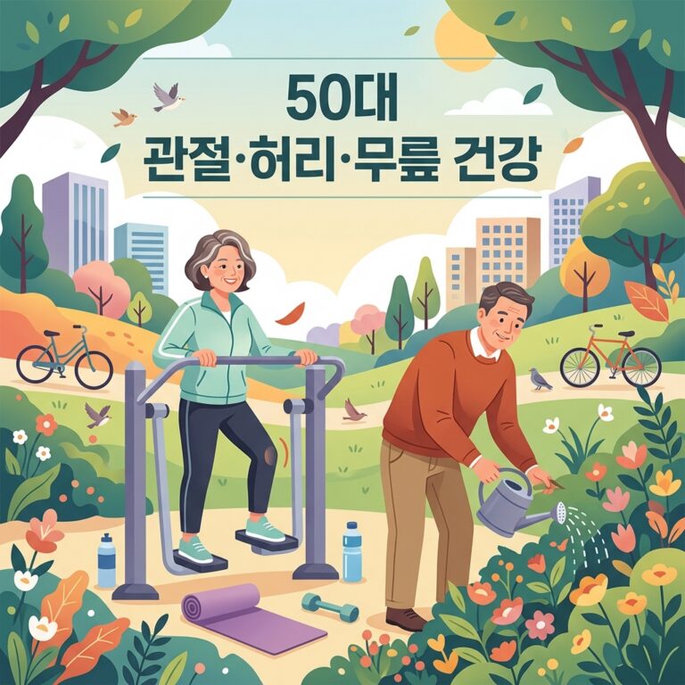 50대 관절·허리·무릎 건강