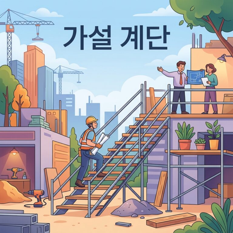 가설 계단