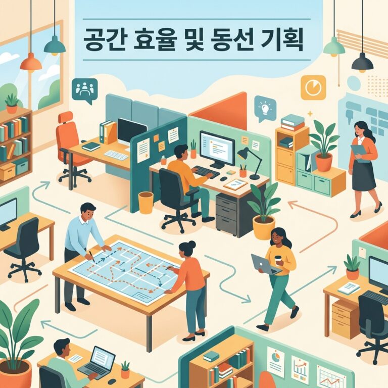 공간 효율 및 동선 기획