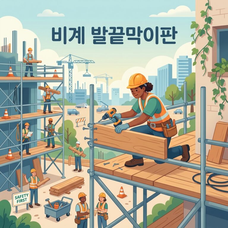 비계 발끝막이판