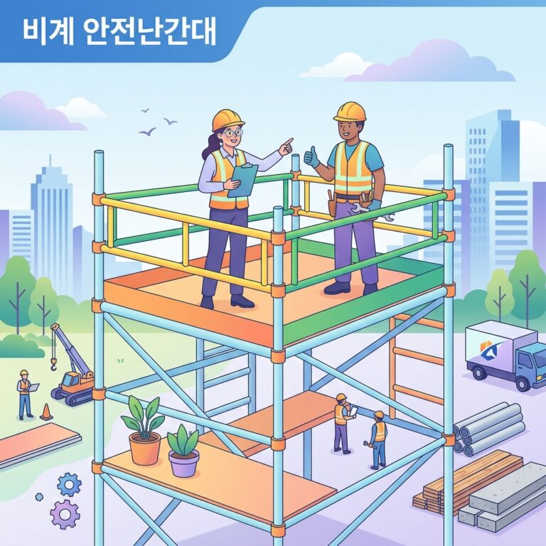 비계 안전난간대