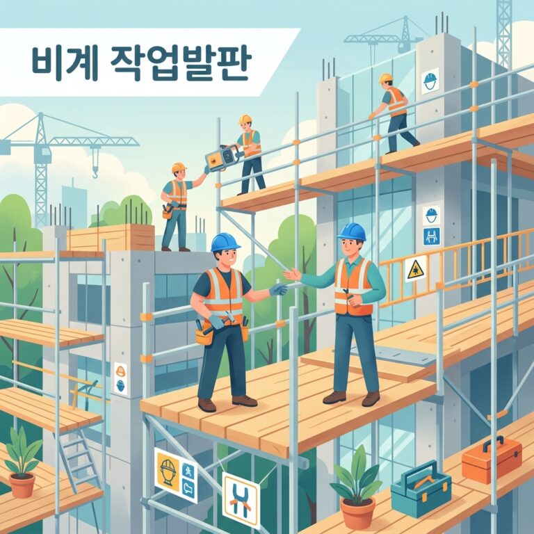 비계 작업발판