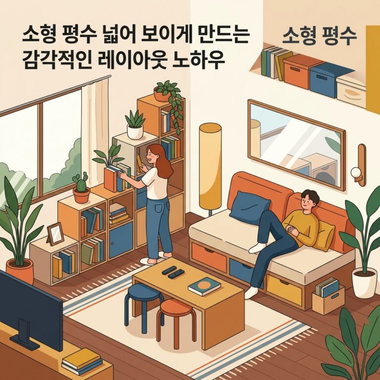 소형 평수 넓어 보이게 만드는 감각적인 레이아웃 노하우