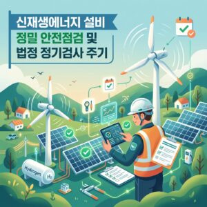 신재생에너지 설비 정밀 안전점검 및 법정 정기검사 주기