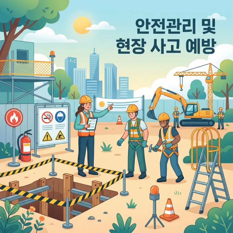 안전관리 및 현장 사고 예방