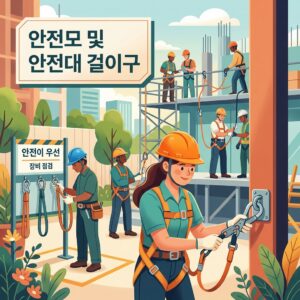 안전모 및 안전대 걸이구