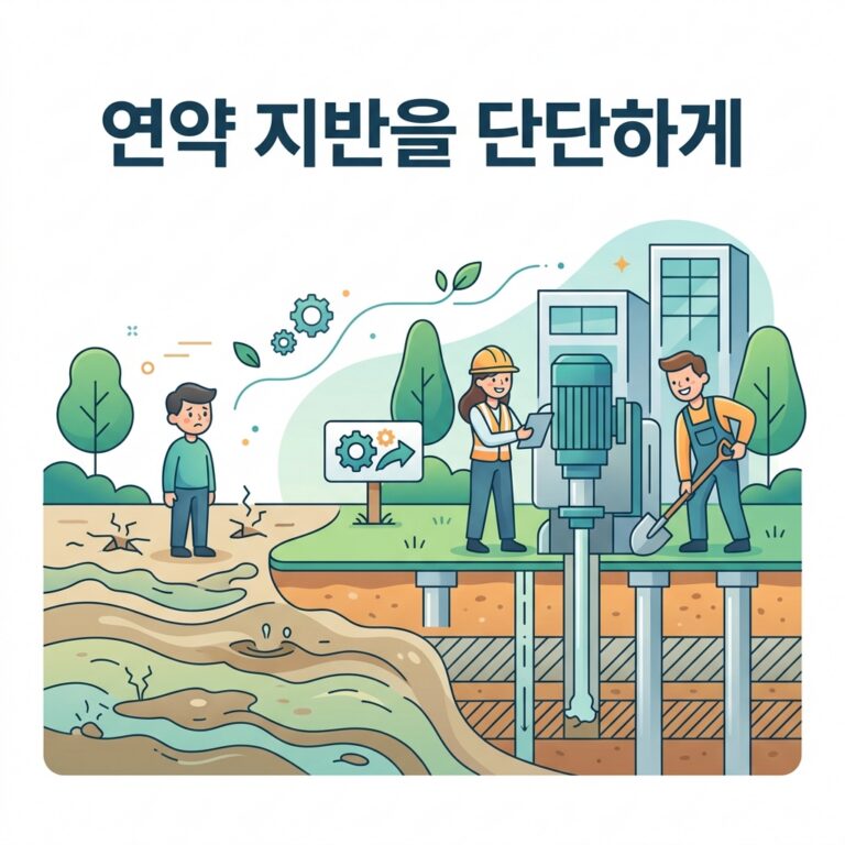 연약 지반을 단단하게