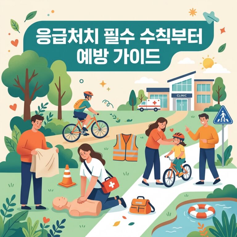 응급처치 필수 수칙부터 예방 가이드