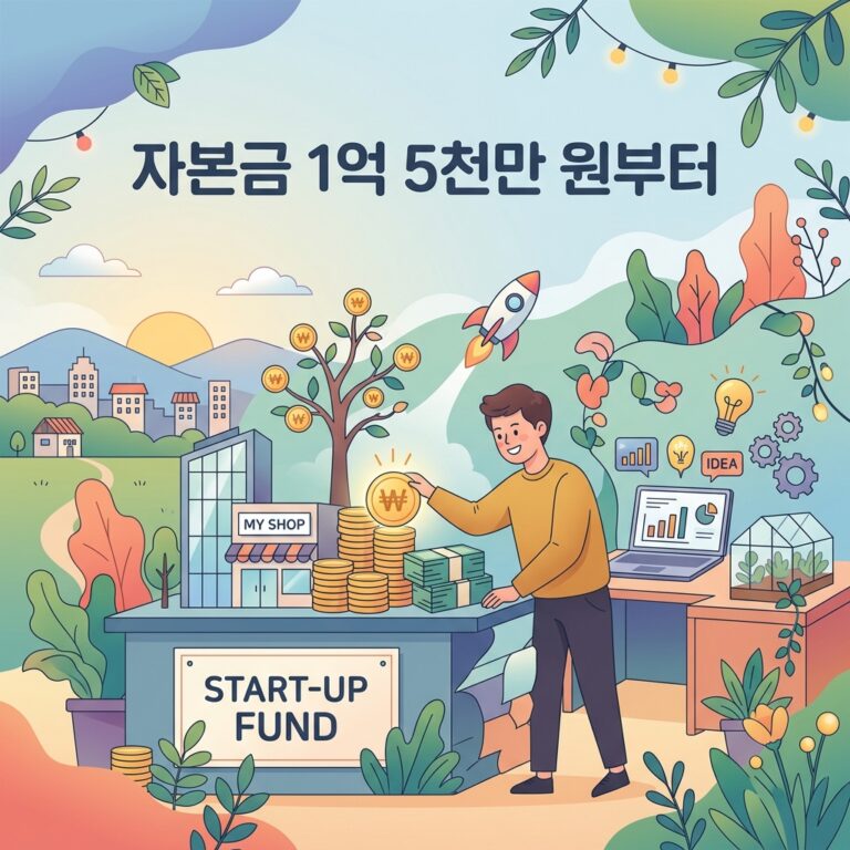 자본금 1억 5천만 원부터