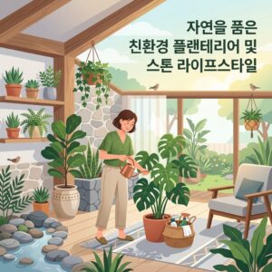 자연을 품은 친환경 플랜테리어 및 스톤 라이프스타일