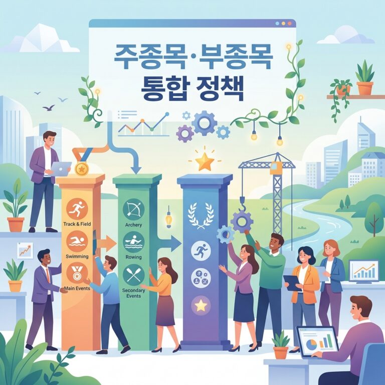 주종목·부종목 통합 정책