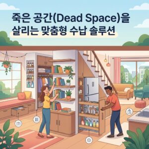 죽은 공간(Dead Space)을 살리는 맞춤형 수납 솔루션