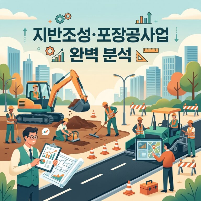 지반조성·포장공사업 완벽 분석