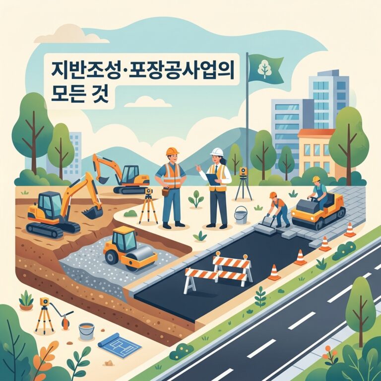 지반조성·포장공사업의 모든 것