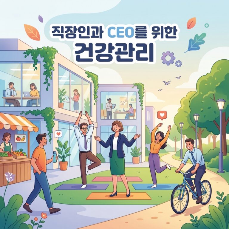 직장인과 CEO를 위한 건강관리