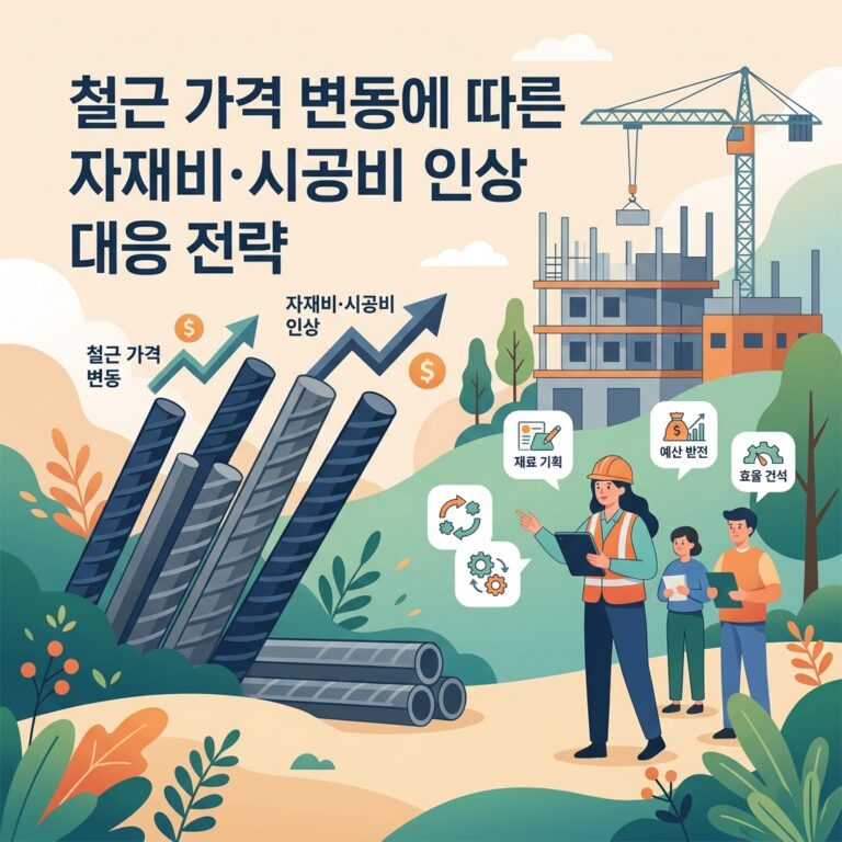 철근 가격 변동에 따른 자재비·시공비 인상 대응 전략