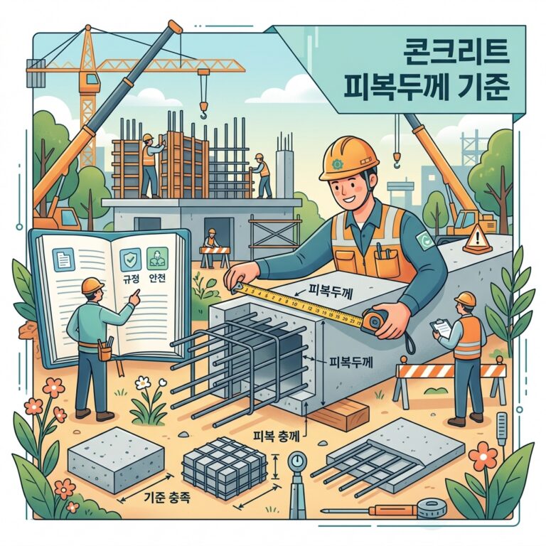 콘크리트 피복두께 기준