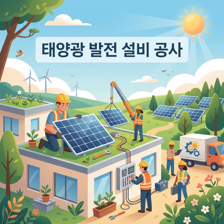 태양광 발전 설비 공사
