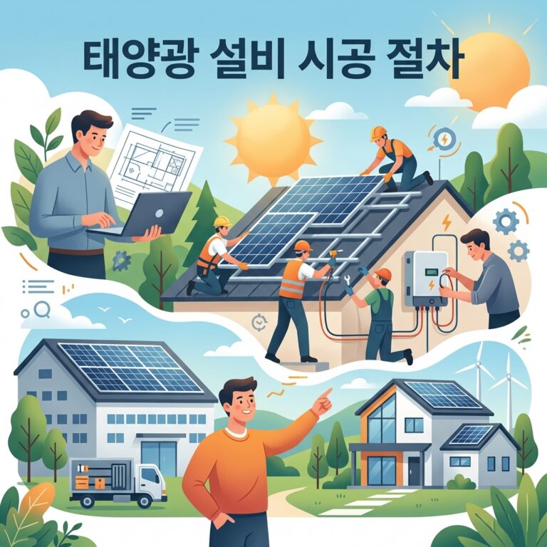 태양광 설비 시공 절차