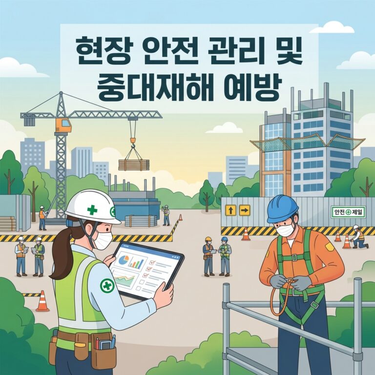 현장 안전 관리 및 중대재해 예방