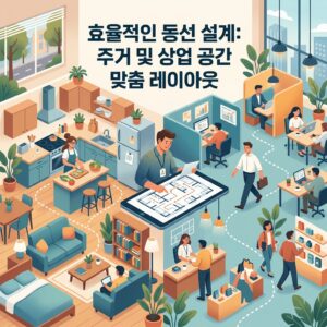 효율적인 동선 설계: 주거 및 상업 공간 맞춤 레이아웃